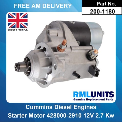 Starter motor for cummins 6b - motor,
